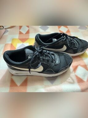 Nike Black Sneakers with White Swoosh
